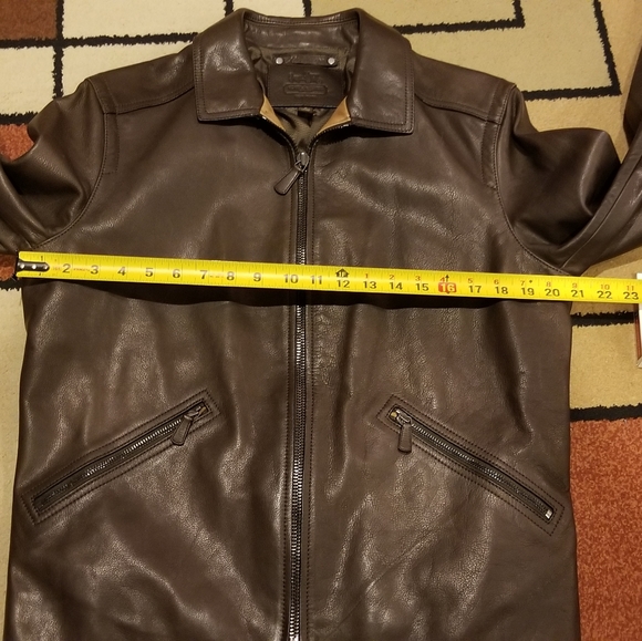 COACH MEN’S LEATHER JACKET - Picture 6 of 10